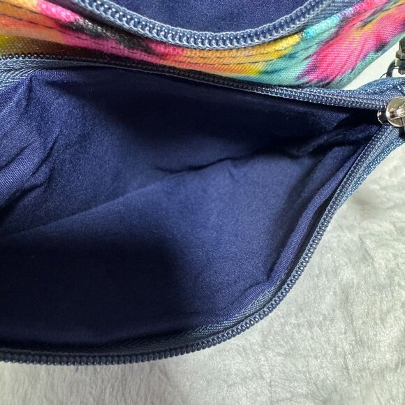 Guy Harvey Tie-Dye double Crossbody Bags 2 in one design denim tie-dye - Picture 8 of 11